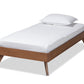 baxton studio lissette mid century modern ash walnut finished wood twin size platform bed frame | Modish Furniture Store-2