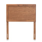 Baxton Studio Raya Mid-Century Modern Walnut Brown Finished Wood Twin Size Headboard | Headboards | Modishstore - 4