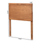 Baxton Studio Raya Mid-Century Modern Walnut Brown Finished Wood Twin Size Headboard | Headboards | Modishstore - 5