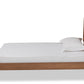 Baxton Studio Eris Mid-Century Modern Walnut Brown Finished Wood Twin Size Platform Bed | Beds | Modishstore - 7