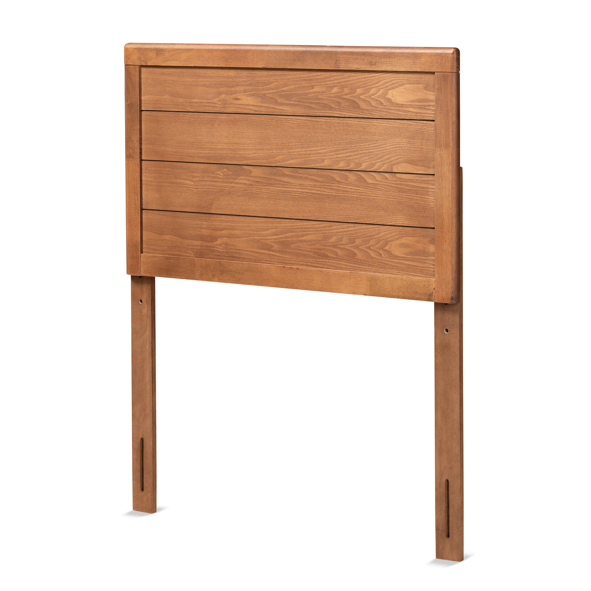 Baxton Studio Seren Mid-Century Modern Walnut Brown Finished Wood Twin Size Headboard | Headboards | Modishstore