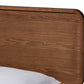 Baxton Studio Gisa Mid-Century Modern Transitional Walnut Brown Finished Wood Twin Size Platform Bed | Beds | Modishstore - 5