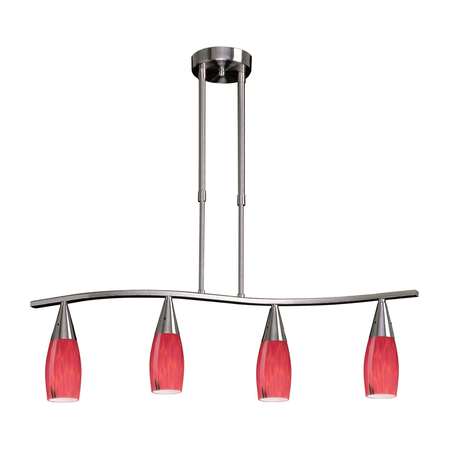 MILAN COLLECTION FIRE RED GLASS ELK Lighting | Pendant Lamps | Modishstore