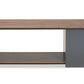 baxton studio thornton modern and contemporary two tone walnut brown and grey finished wood storage coffee table | Modish Furniture Store-3
