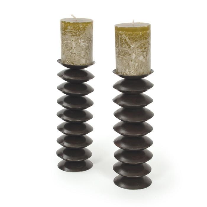 Disc Candlesticks by GO Home
