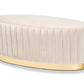 baxton studio kirana glam and luxe beige velvet fabric upholstered and gold pu leather ottoman | Modish Furniture Store-2