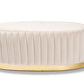 baxton studio kirana glam and luxe beige velvet fabric upholstered and gold pu leather ottoman | Modish Furniture Store-3