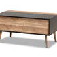 baxton studio jensen modern and contemporary two tone black and rustic brown finished wood lift top coffee table with storage compartment | Modish Furniture Store-2