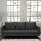 Manhattan Comfort  Granville 3-Seat Tweed Sofa | Sofas | Modishstore-9