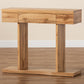 Baxton Studio Otis Modern and Contemporary Oak Brown Finished Wood 3-Drawer Console Table | Console Tables | Modishstore - 3