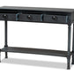 Baxton Studio Garvey French Provincial Grey Finished Wood 3-Drawer Entryway Console Table | Console Tables | Modishstore - 8