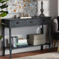 Baxton Studio Garvey French Provincial Grey Finished Wood 3-Drawer Entryway Console Table | Console Tables | Modishstore - 2