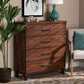 Baxton Studio Ella Modern and Contemporary Warm Oak Brown Finished Wood 4-Drawer Chest | Modishstore | Drawers