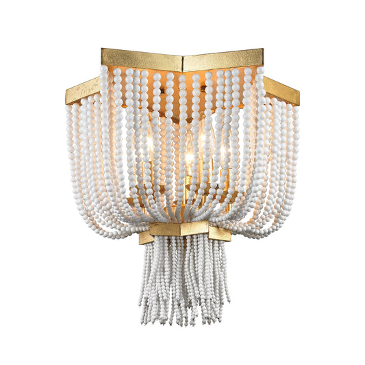 Dimond Lighting Chaumont 5 Light Flush Mount In Antique Gold Leaf | Modishstore | Ceiling Lamps