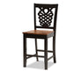 Baxton Studio Gervais Modern and Contemporary Transitional Two-Tone Dark Brown and Walnut Brown Finished Wood 5-Piece Pub Set | Dining Sets | Modishstore - 6