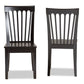 Baxton Studio Minette Modern and Contemporary Transitional Dark Brown Finished Wood 2-Piece Dining Chair Set | Modishstore | Dining Chairs - 3