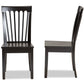 Baxton Studio Minette Modern and Contemporary Transitional Dark Brown Finished Wood 2-Piece Dining Chair Set | Modishstore | Dining Chairs - 2