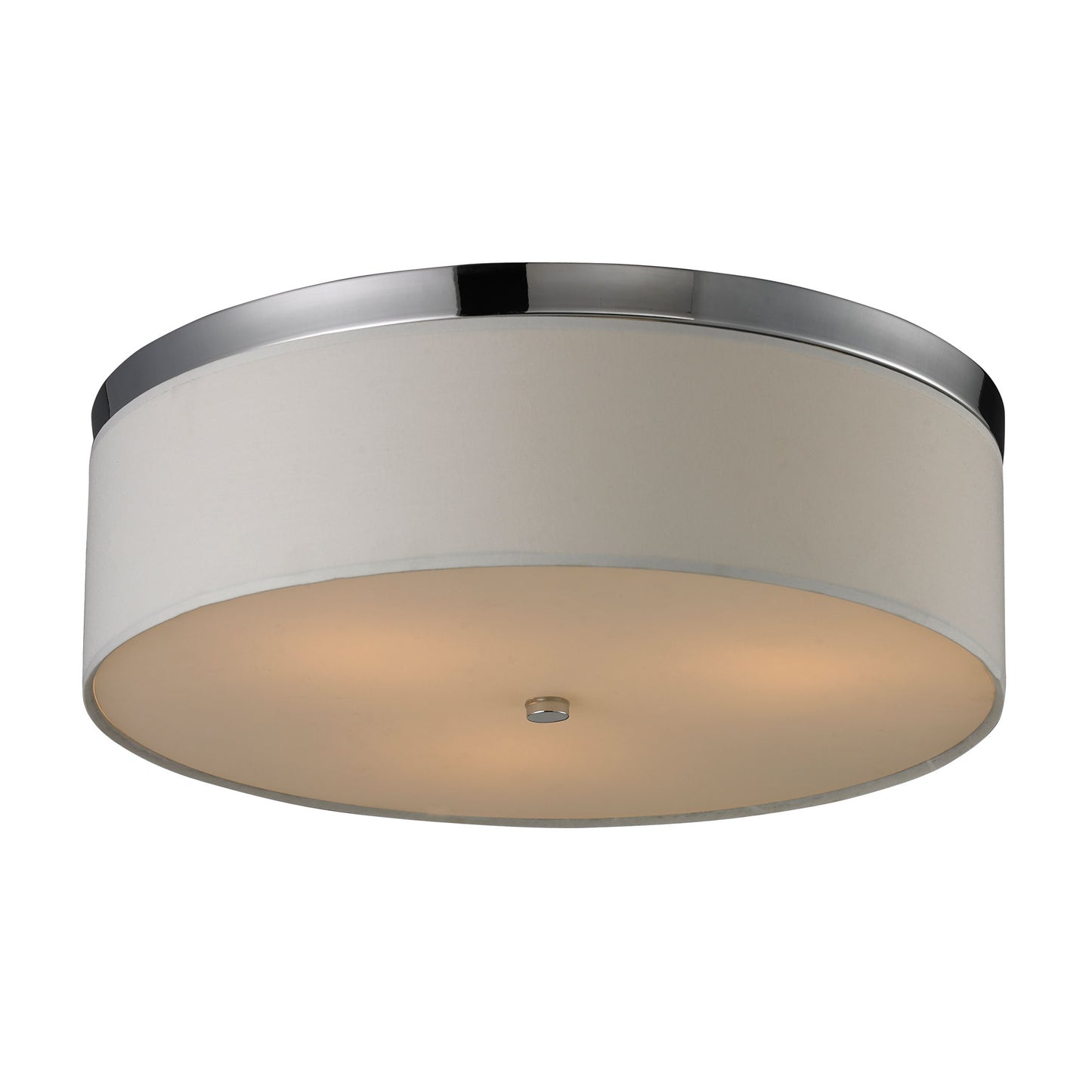 Flushmounts 3-Light Flush Mount in Polished Chrome with Diffuser ELK Lighting | Ceiling Lamps | Modishstore