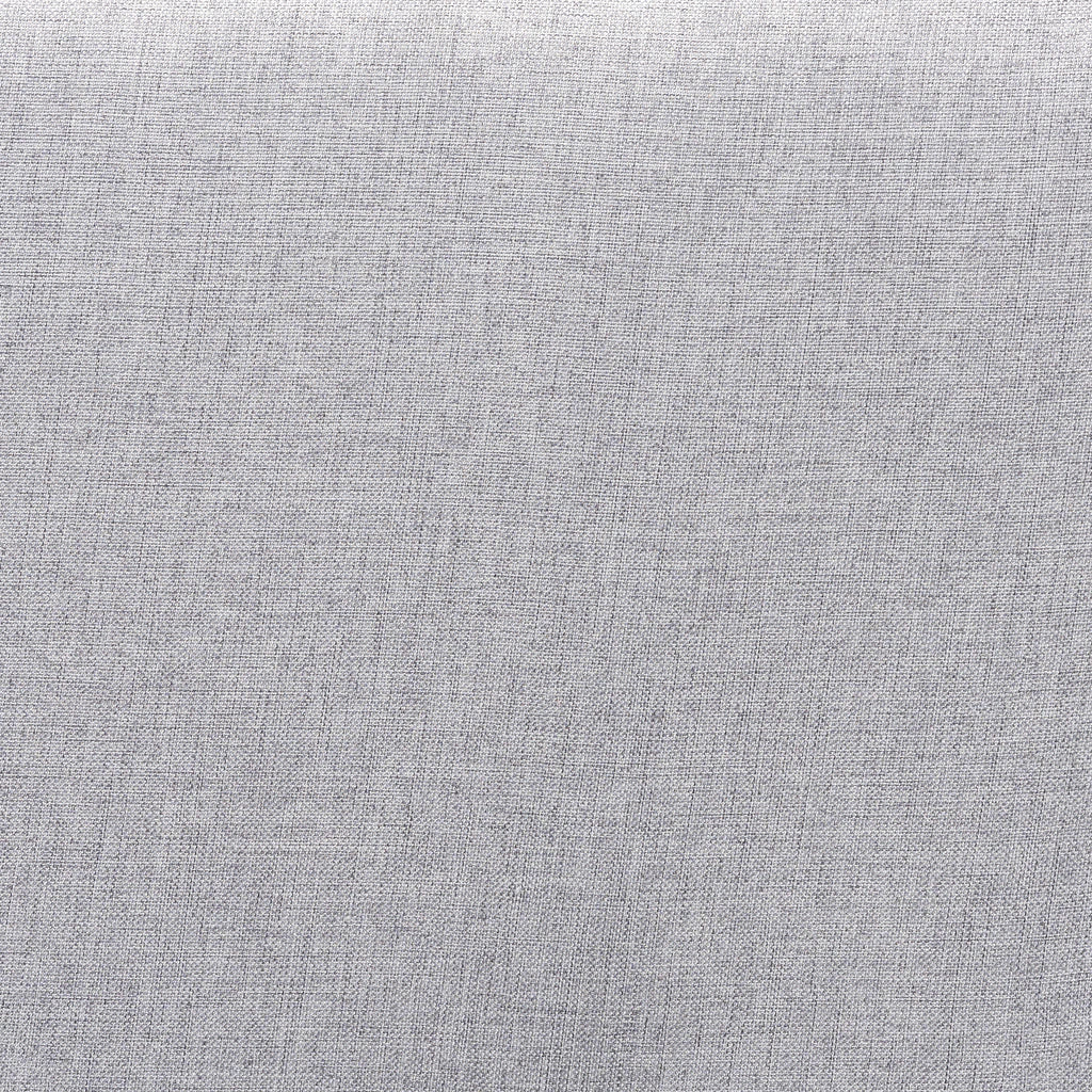 Baxton Studio Abner Modern and Contemporary Transitional Light Grey Fabric Upholstered and Walnut Brown Finished Wood Full Size Headboard | Headboards | Modishstore - 5