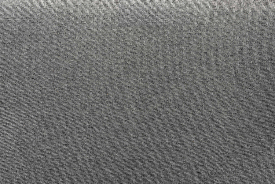 Baxton Studio Abner Modern and Contemporary Transitional Dark Grey Fabric Upholstered and Walnut Brown Finished Wood Twin Size Headboard | Headboards | Modishstore - 4