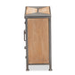 Baxton Studio Laurel Rustic Industrial Antique Grey 3-Drawer Accent Storage Cabinet | Cabinets | Modishstore - 4