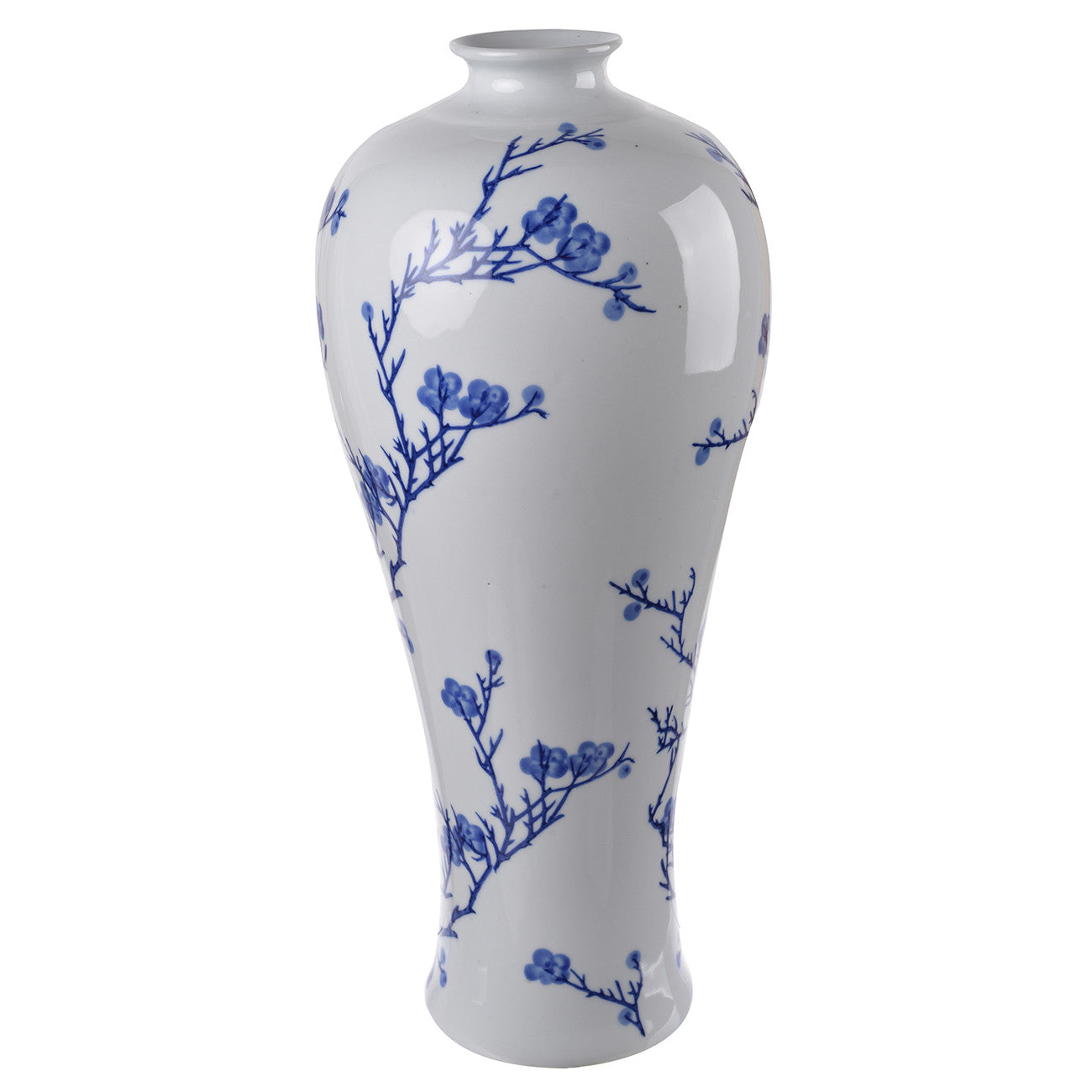 A&B Home Province Blue & White Vase | Vases | Modishstore - 2