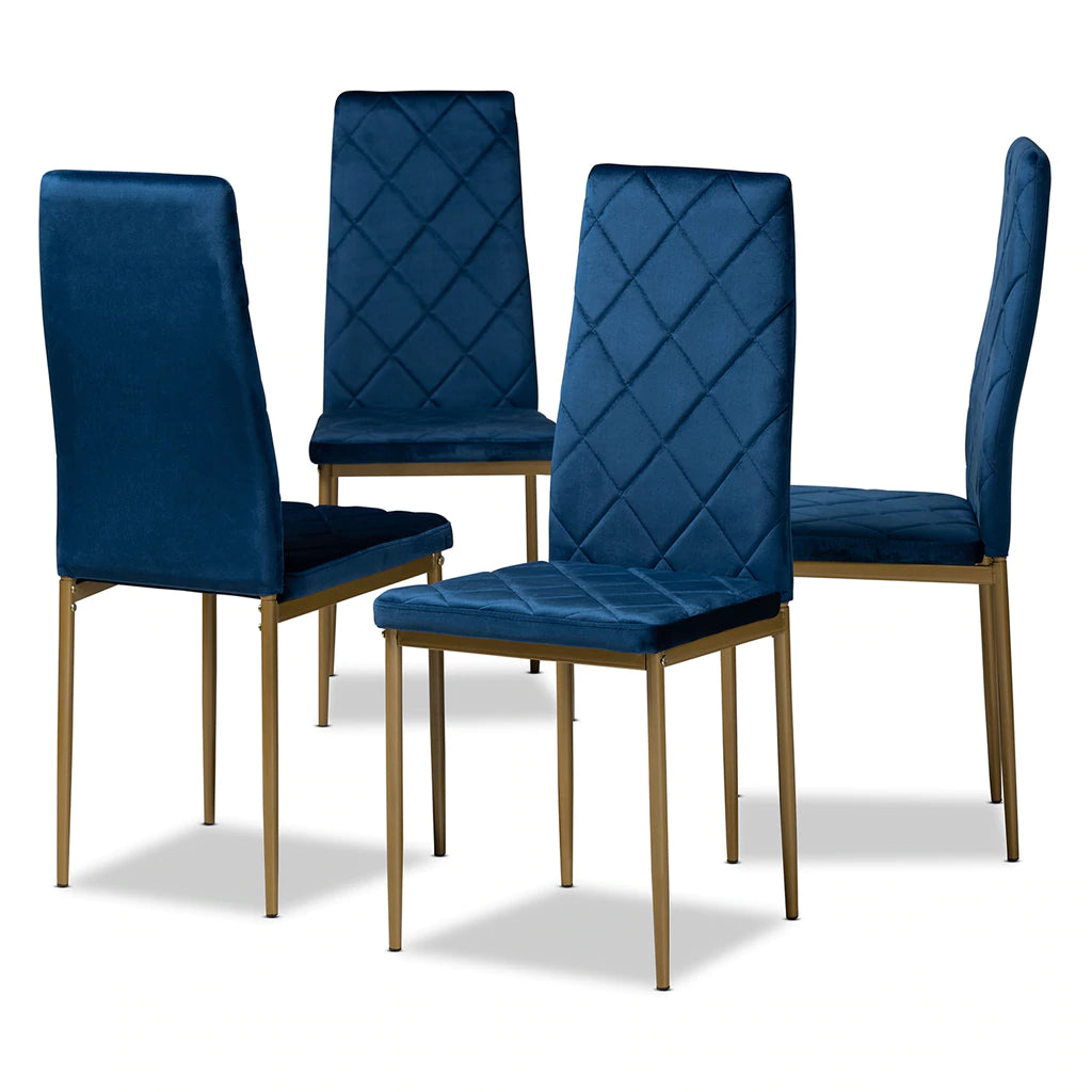 Baxton Studio Blaise Modern 4-Piece Dining Chair Set | Dining Chairs | Modishstore - 14