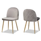 Baxton Studio Fantine 2-Piece Dining Chair Set | Dining Chairs | Modishstore - 2