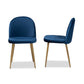 Baxton Studio Fantine 2-Piece Dining Chair Set | Dining Chairs | Modishstore - 11