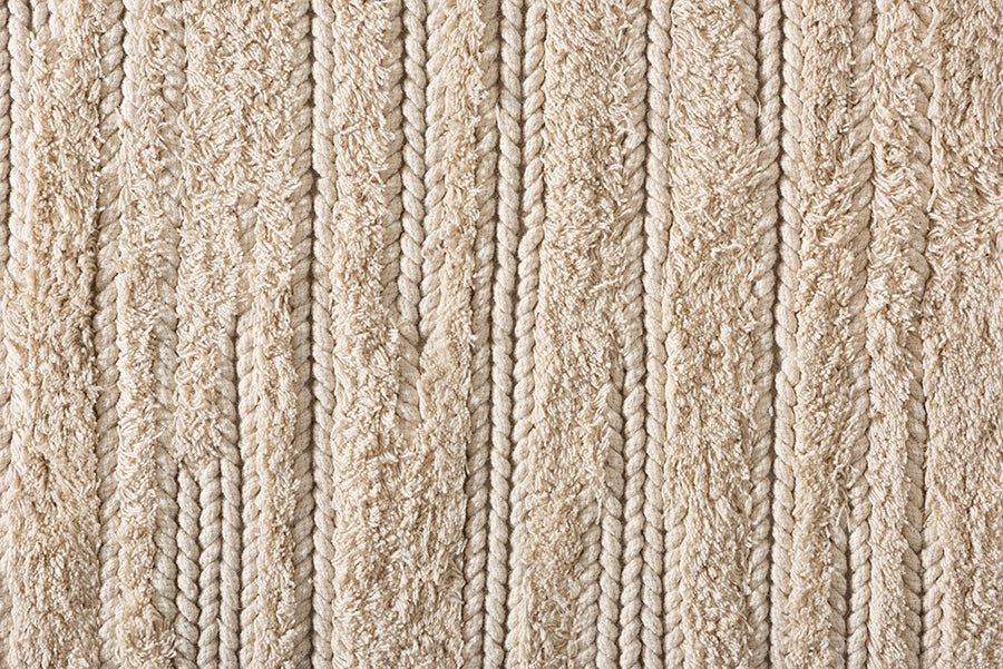 baxton studio delmas modern and contemporary ivory handwoven wool area rug | Modish Furniture Store-3