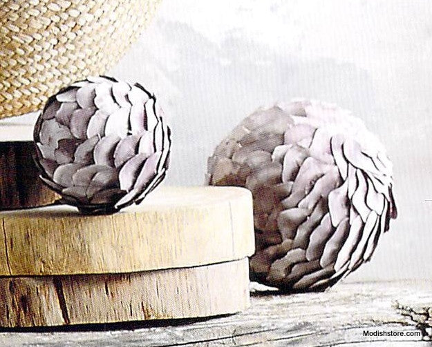 Roost Scalloped Wood Spheres