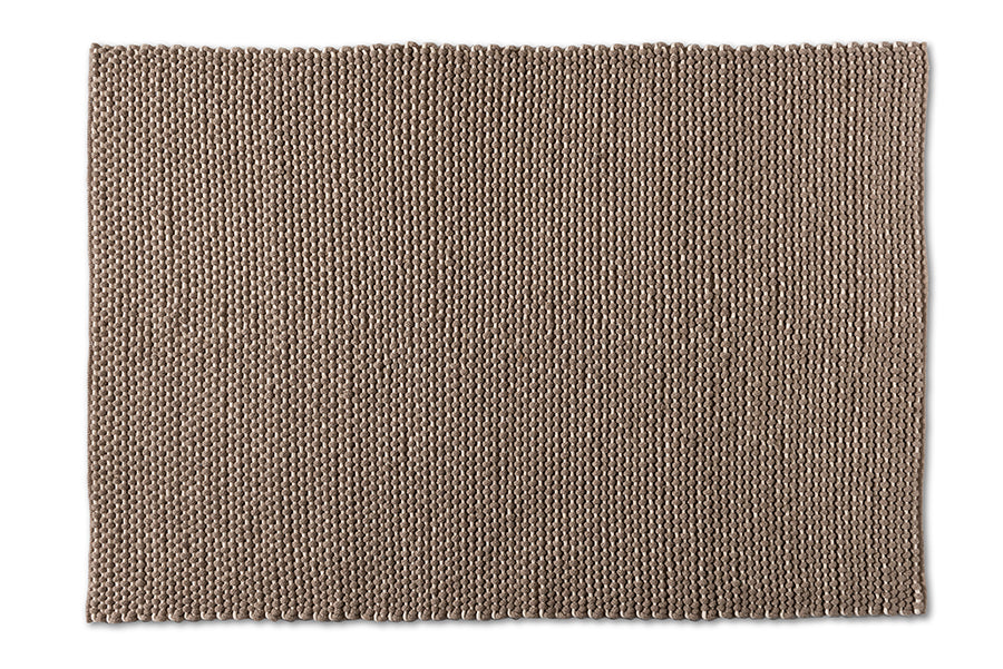 baxton studio colemar modern and contemporary brown handwoven wool dori blend area rug | Modish Furniture Store-2