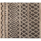 baxton studio heino modern and contemporary ivory and charcoal handwoven wool area rug | Modish Furniture Store-2