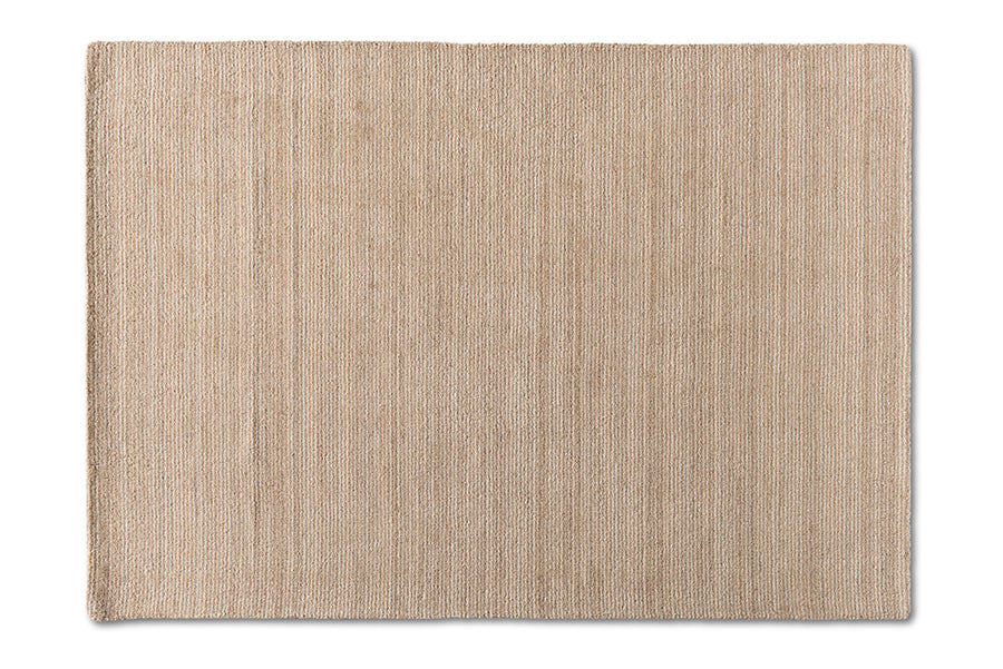 baxton studio aral modern and contemporary beige handwoven wool area rug | Modish Furniture Store-2