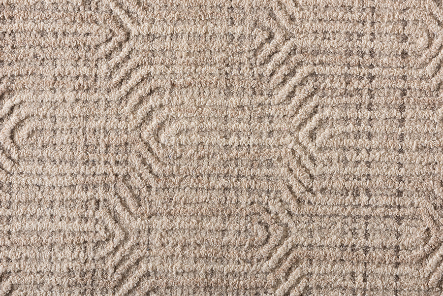baxton studio judian modern and contemporary ivory handwoven wool area rug | Modish Furniture Store-3