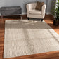 Baxton Studio Judian Modern and Contemporary Ivory Handwoven Wool Area Rug | Modishstore | Rugs