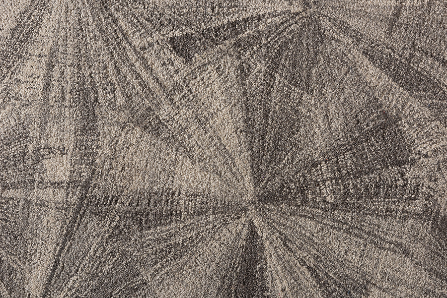 baxton studio barret modern and contemporary grey hand tufted wool area rug | Modish Furniture Store-3