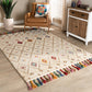 Baxton Studio Cremono Modern and Contemporary Multi-Colored Hand-Tufted Wool Area Rug | Modishstore | Rugs