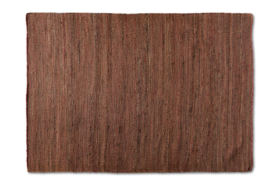baxton studio flamings modern and contemporary rust handwoven hemp area rug | Modish Furniture Store-2