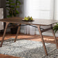 Baxton Studio Saxton Mid-Century Modern Transitional Walnut Brown Finished Wood Dining Table | Dining Tables | Modishstore
