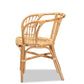 Baxton Studio Luxio Modern and Contemporary Natural Finished Rattan Dining Chair | Dining Chairs | Modishstore - 6