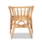 Baxton Studio Luxio Modern and Contemporary Natural Finished Rattan Dining Chair | Dining Chairs | Modishstore - 5