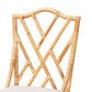 Baxton Studio Sonia Modern and Contemporary Natural Finished Rattan Dining Chair | Dining Chairs | Modishstore - 5