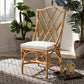Baxton Studio Sonia Modern and Contemporary Natural Finished Rattan Dining Chair | Dining Chairs | Modishstore