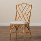 Baxton Studio Sonia Modern and Contemporary Natural Finished Rattan Dining Chair | Dining Chairs | Modishstore - 3
