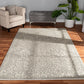 Baxton Studio Borneo Modern and Contemporary Grey Hand-Tufted Wool Area Rug | Modishstore | Rugs