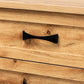 Baxton Studio Colburn Modern and Contemporary Oak Brown Finished Wood 5-Drawer Tallboy Storage Chest | Drawers | Modishstore - 3