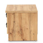 Baxton Studio Colburn Modern and Contemporary Oak Brown Finished Wood 2-Drawer Nightstand | Nightstands | Modishstore - 4