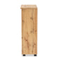 Baxton Studio Adalwin Modern and Contemporary Oak Brown Finished Wood 2-Door Shoe Storage Cabinet | Cabinets | Modishstore - 6