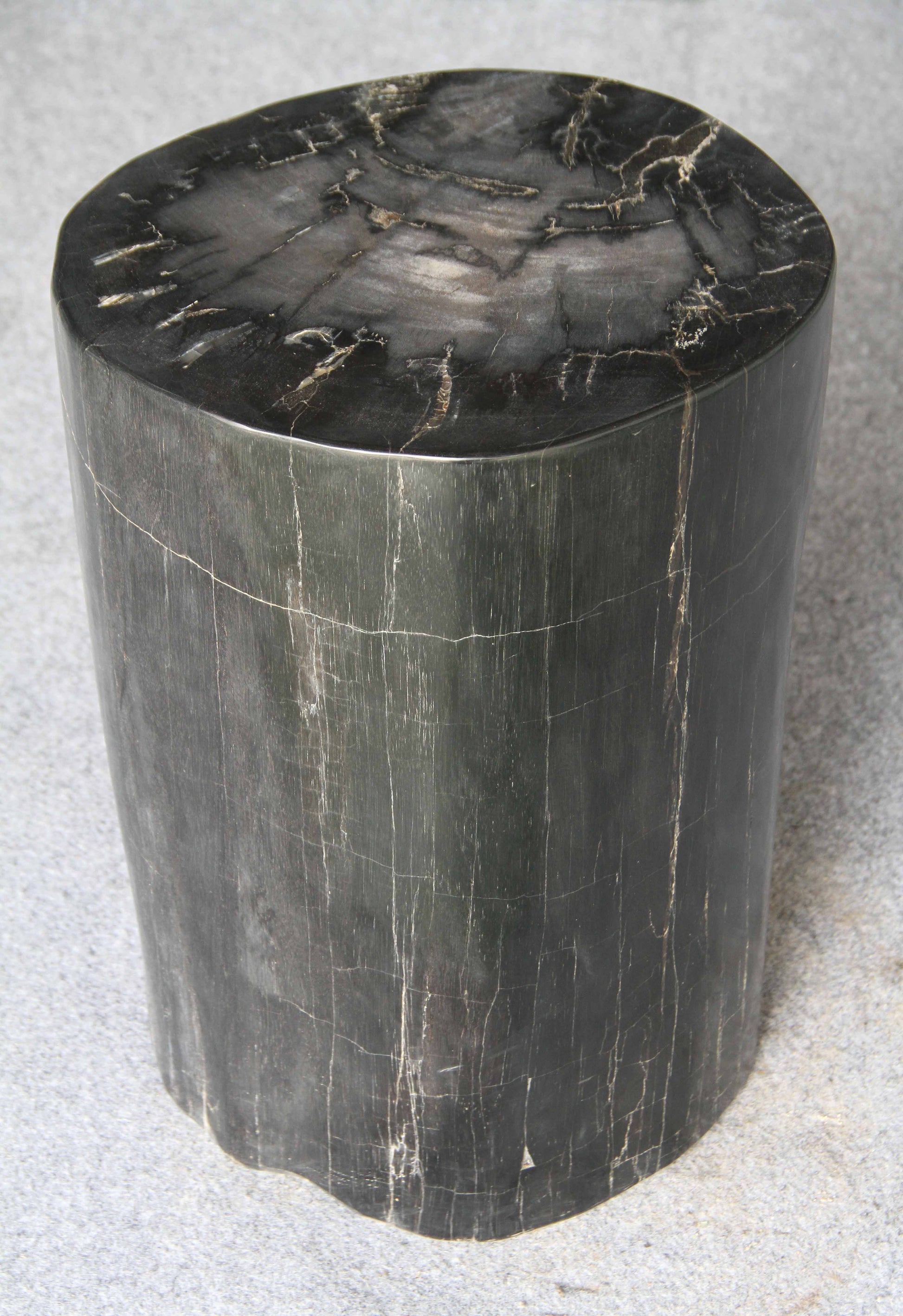 Petrified Wood Log Stool 13" x 12" x19"H -PFST1198/23-5